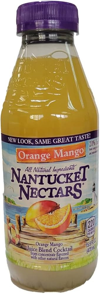 Nantucket Nectars - Orange Mango - 15.9 oz (12 Plastic Bottles) | Amazon (US)