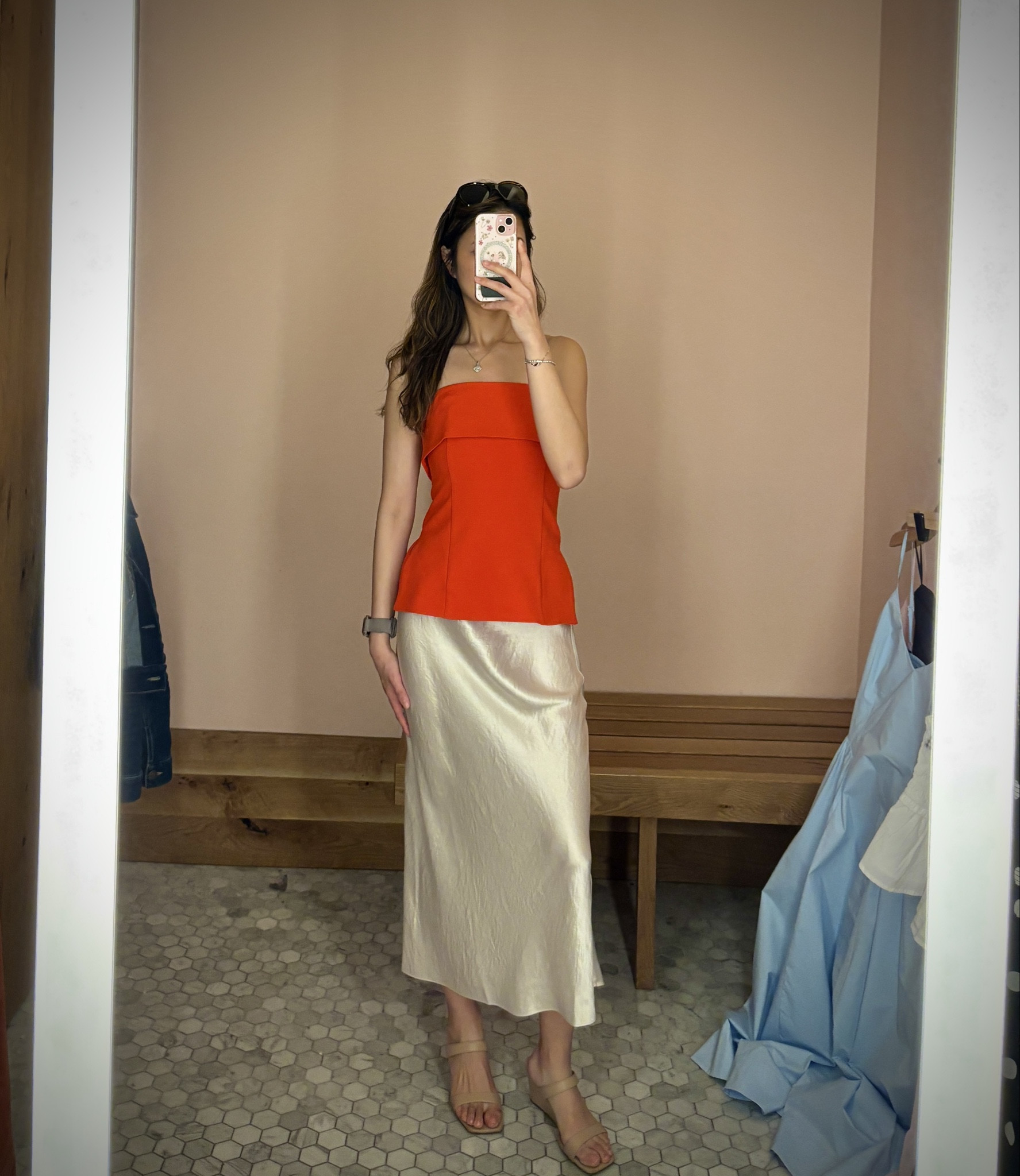 Outfit for your next holiday party and Aritzia currently has 20-50% off! Super flattering top that gives an instant hourglass shape! Also comes in the linen material for summer, but this one is the re-essential. I also love this satin maxi skirt in the denude colour. Not see through and so comfortable! 

#LTKPetite #LTKSaleAlert #LTKHoliday