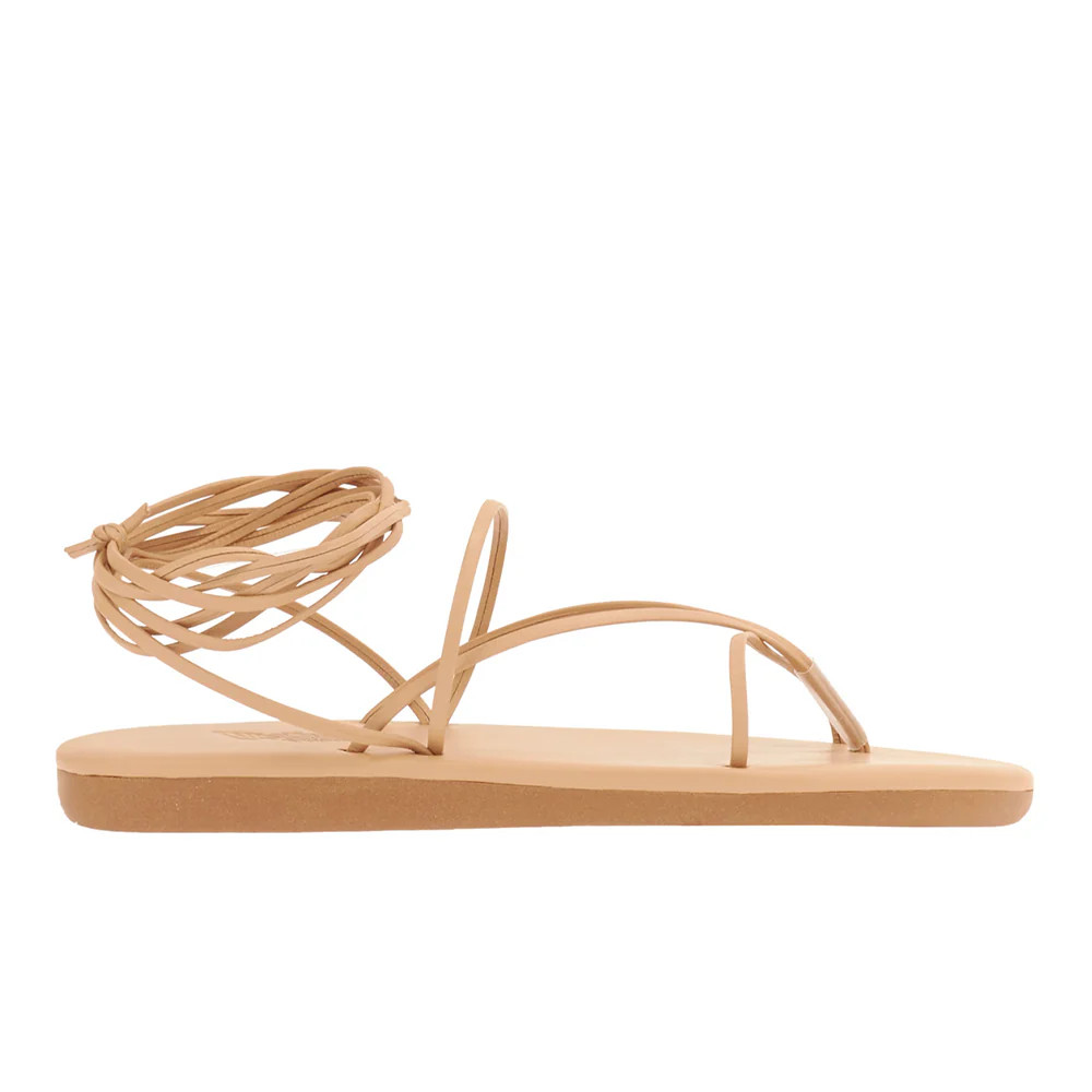 String Flip Flop Synthetic Leather Natural | Ancient Greek Sandals
