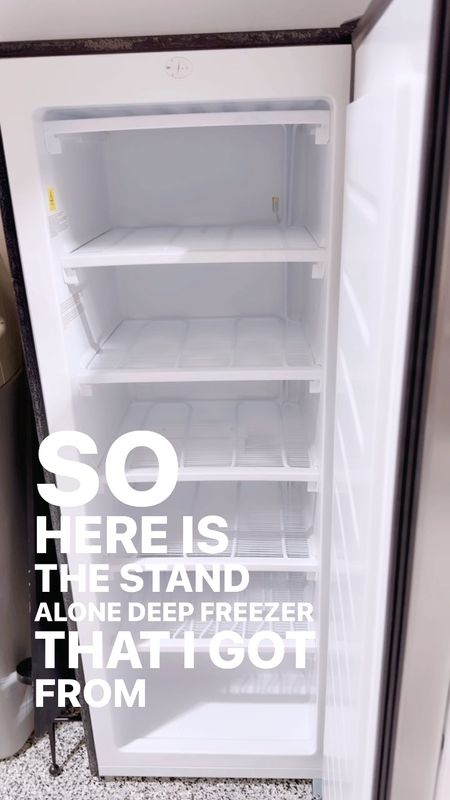 Stand along deep freezer under $200

#LTKhome #LTKVideo #LTKfamily