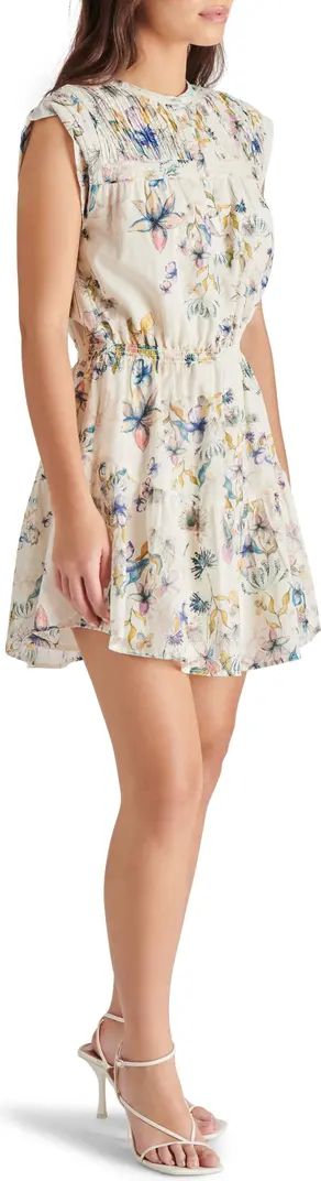 Faith Floral Pintuck Cotton Minidress, Nordstrom Mini Dress, Summer Fashion, Summer Style, Casual | Nordstrom