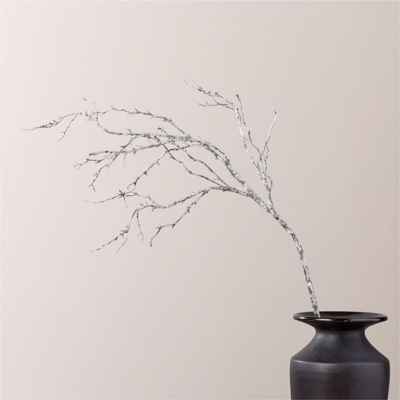 Winter White Faux Branch Spray 45" | CB2 | CB2