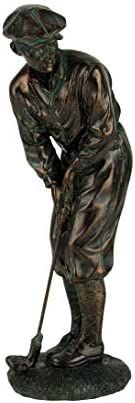 Napco Bronze Man Golfer Resin Stone Statue | Amazon (US)