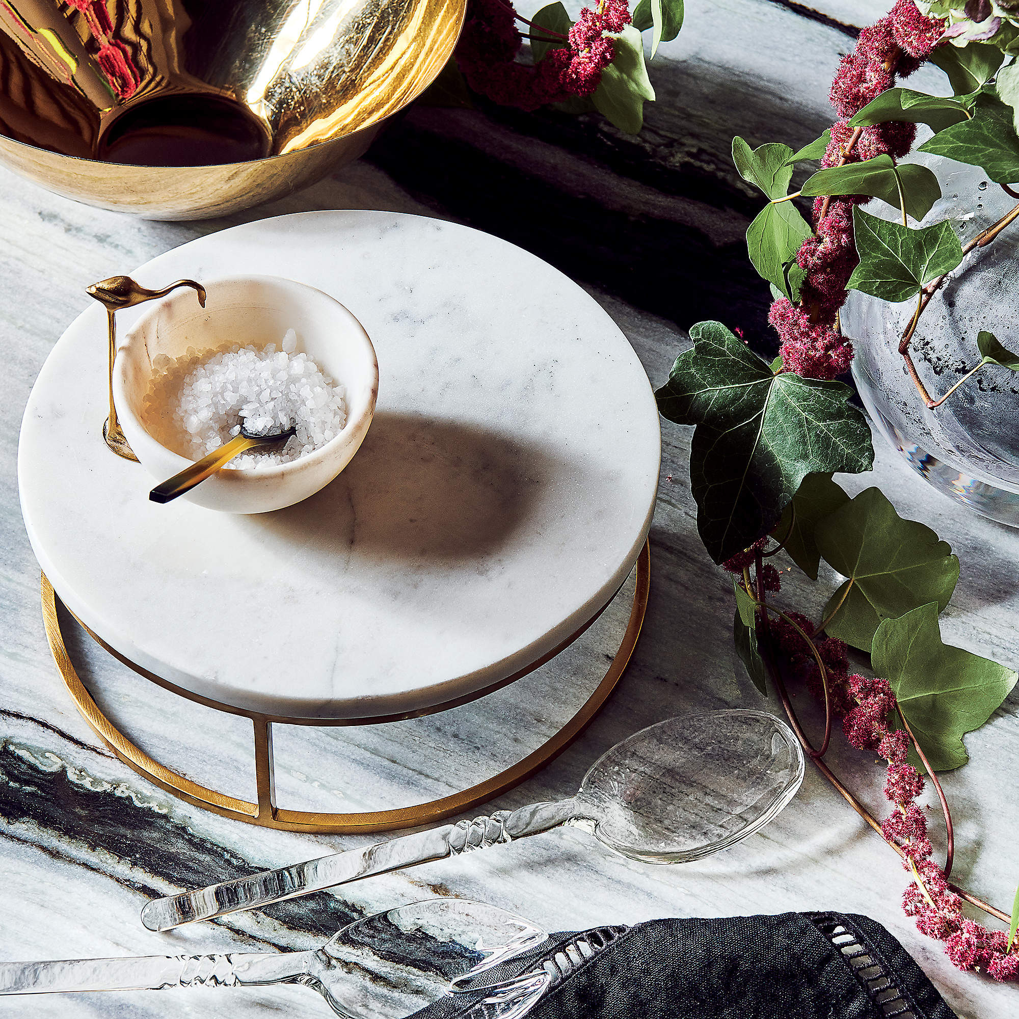 Miles Modern Marble Mini Serving Bowl + Reviews | CB2 | CB2