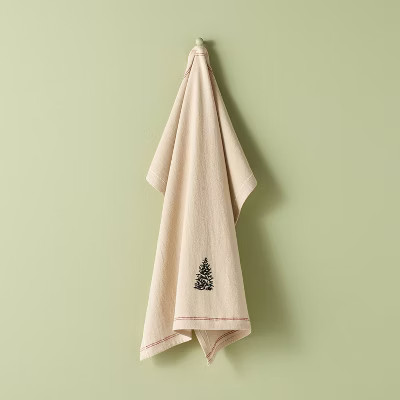 Flour Sack Towel Embroidered Tree - Hearth & Hand™ with Magnolia | Target
