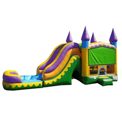 13' x 35' Bounce House with Water Slide and Air Blower | Wayfair North America