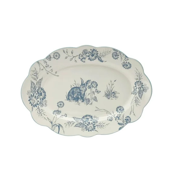 Way to Celebrate Ceramic Oval Serving Tray | Walmart (US)