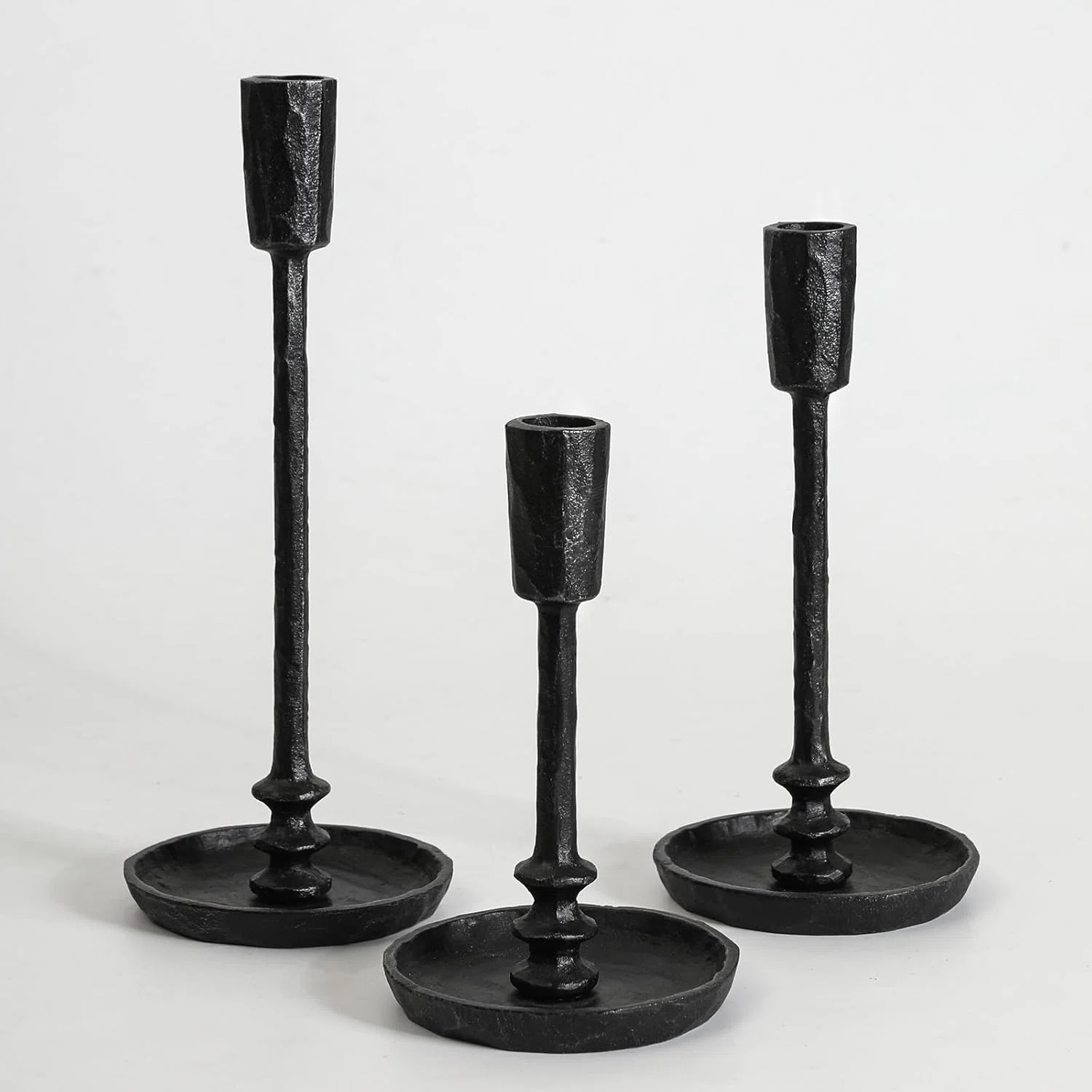 10.82'' H Metal Tabletop Candlestick | Wayfair North America
