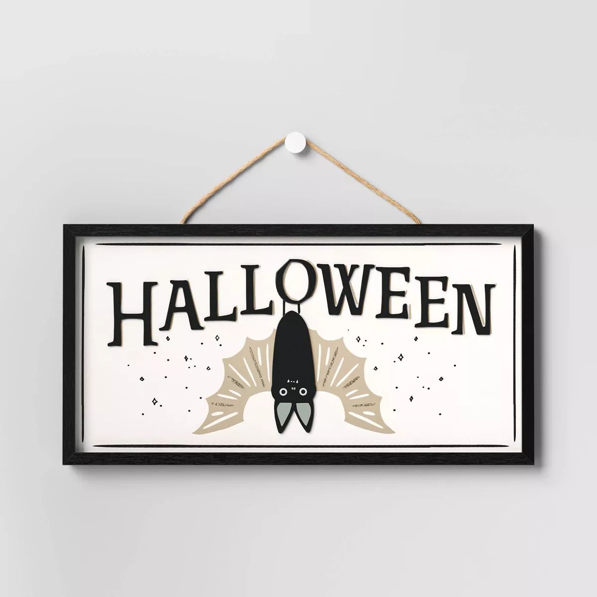 Wood Halloween Sign Bat Halloween - Hyde & EEK! Boutique™ | Target