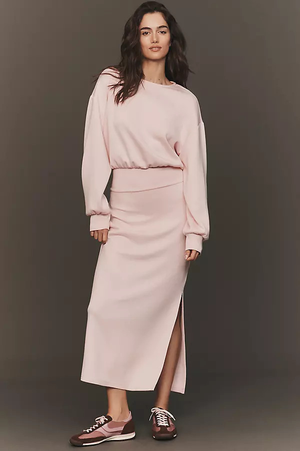 Daily Practice Long-Sleeve Knit Maxi Dress | Anthropologie (US)