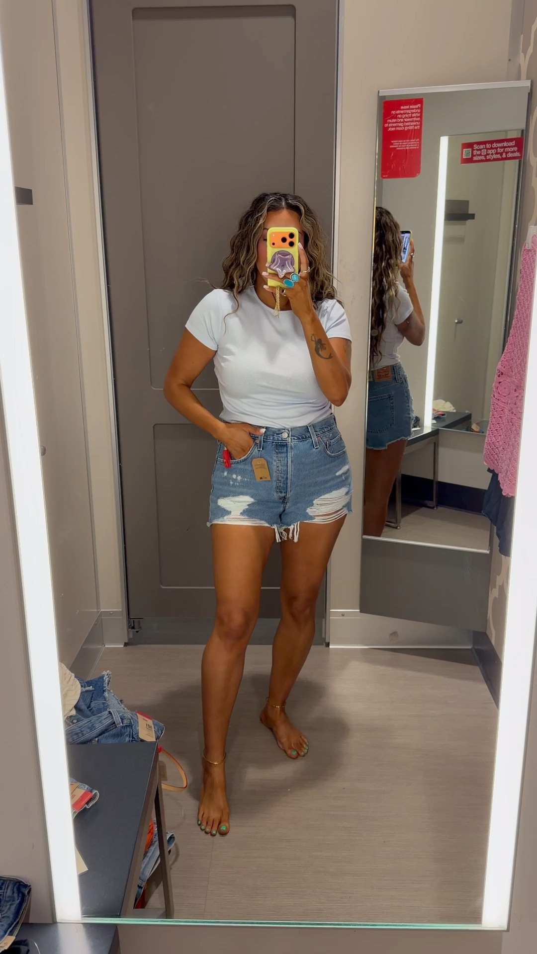 New Arrivals Target Try On | @Target Target 

5’4” 150ish pounds, 36C, 31”waist, 41” hip, 8/10 pant

I’ll also have my self tanner linked! I use @Loving Tan US
@levi 

#LTKootd #LTKSeasonal #LTKMidsize