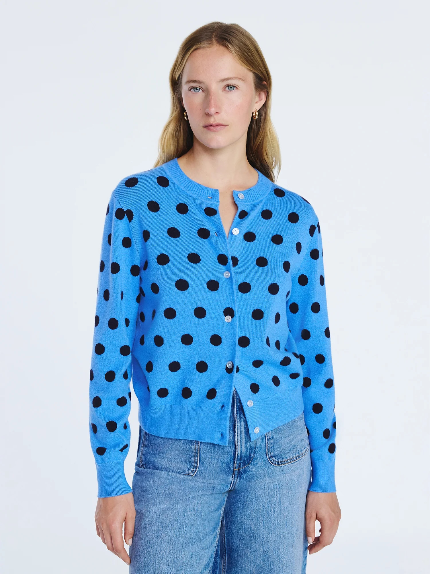 Free Assembly Women's and Women's Plus Cozy Yarn Cardigan Sweater with Long Sleeves, Lightweight,... | Walmart (US)