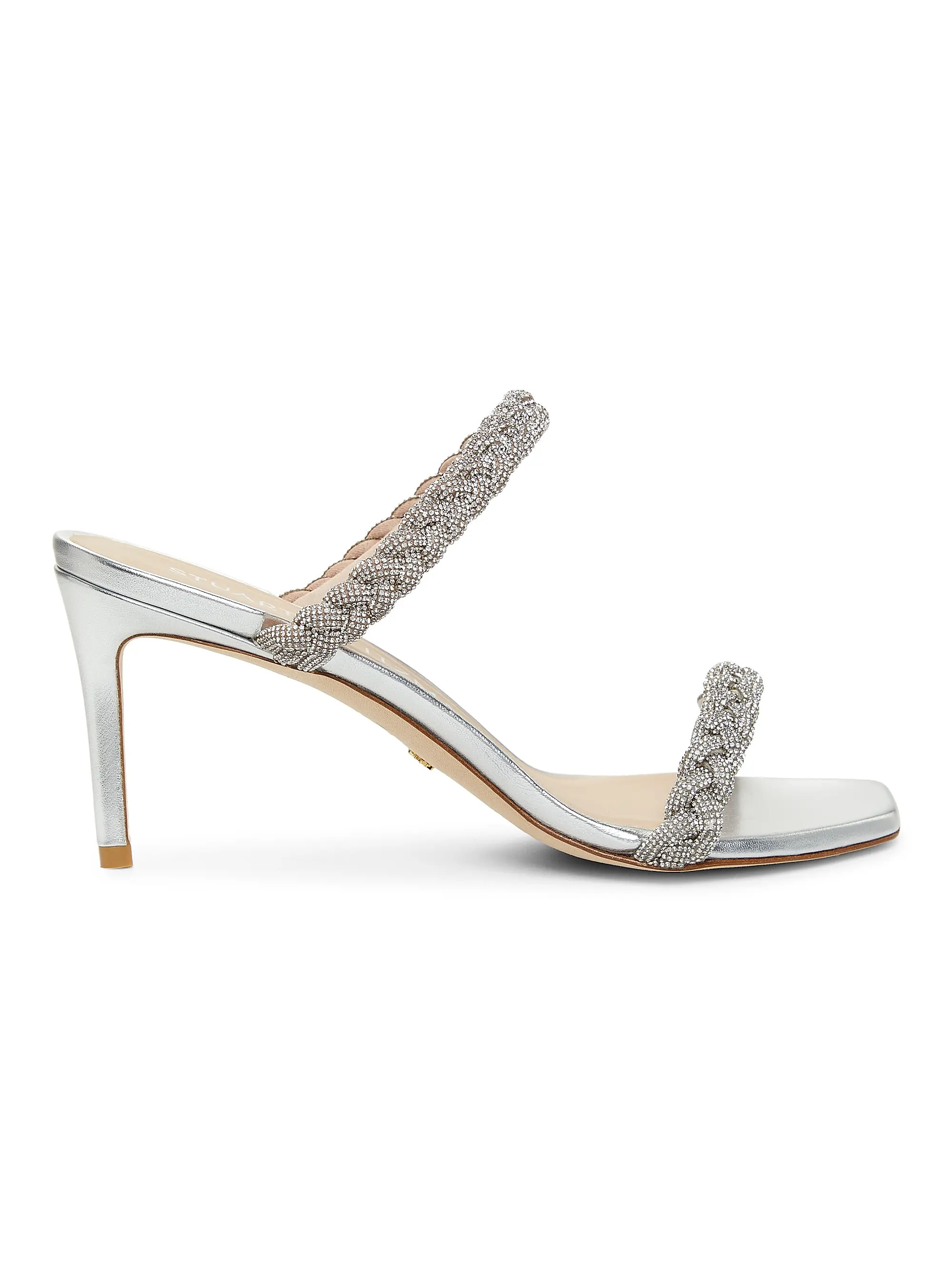 Shop Stuart Weitzman Addison Open-Toe 75MM Sandals | Saks Fifth Avenue | Saks Fifth Avenue