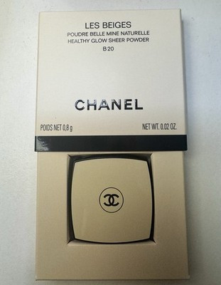 CHANEL Rare Les Beiges Healthy Glow Sheer Pressed Powder B20 Sample 0.02 oz | eBay US