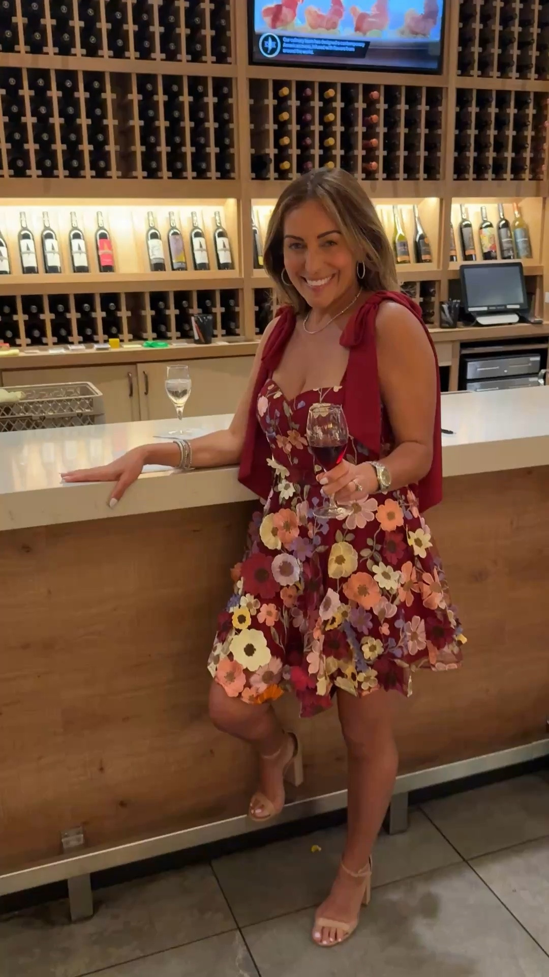 Red red wine. 🍷 #buddylove for the win! 

#LTKOver40 #LTKStyleTip #LTKPetite