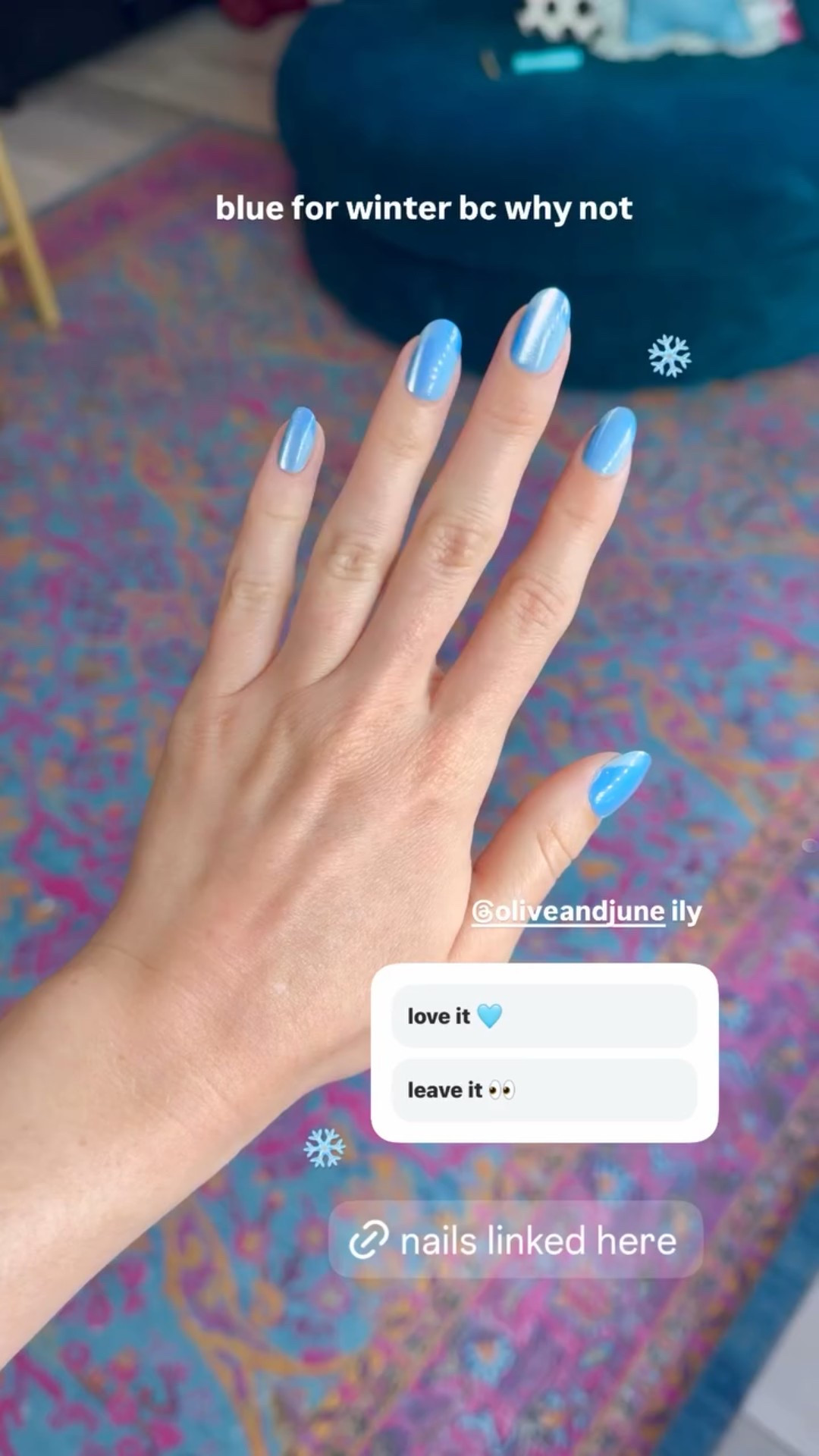 BLUE PRESS ON NAILS FOR WINTER 🩵❄️☃️

#LTKHoliday #LTKBeauty #LTKGiftGuide