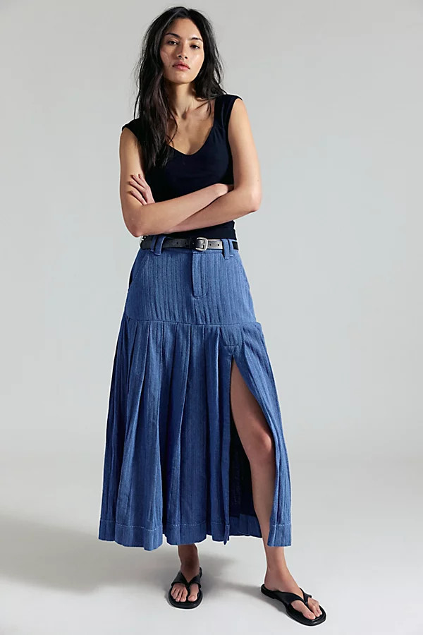 53rd Street Tailored Maxi Skirt | Free People (Global - UK&FR Excluded)