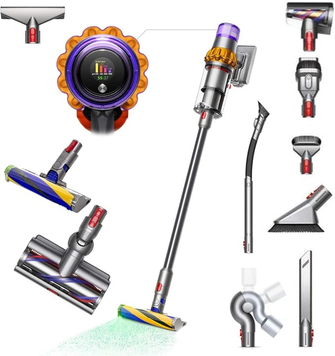 Dyson V15 Detect Total Clean Extra, Cordless Vacuum Cleaner, Special Edition with 10 attachments | Amazon (CA)