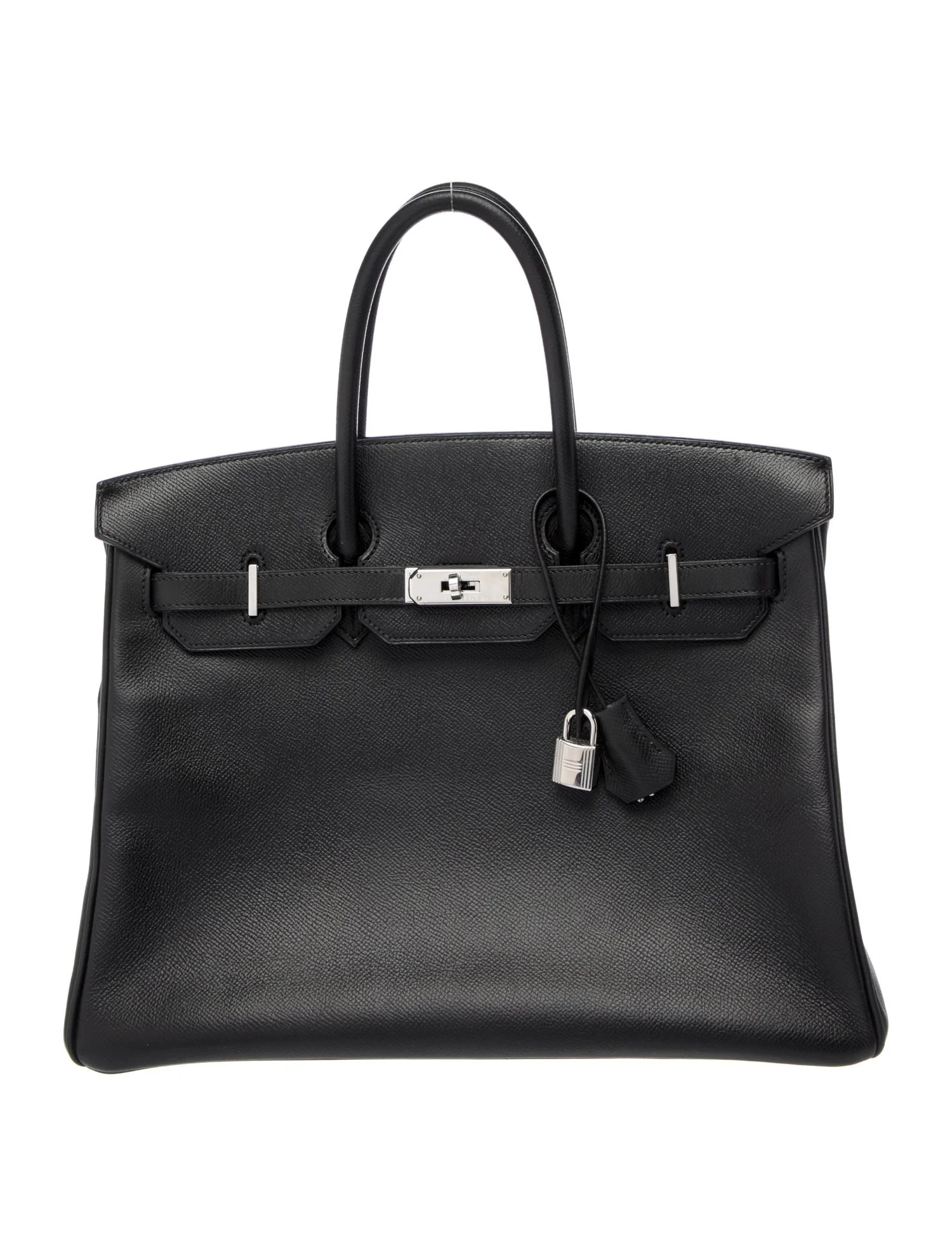 Hermès Epsom Birkin 35 - Black Handle Bags, Handbags - HER814943 | The RealReal | The RealReal