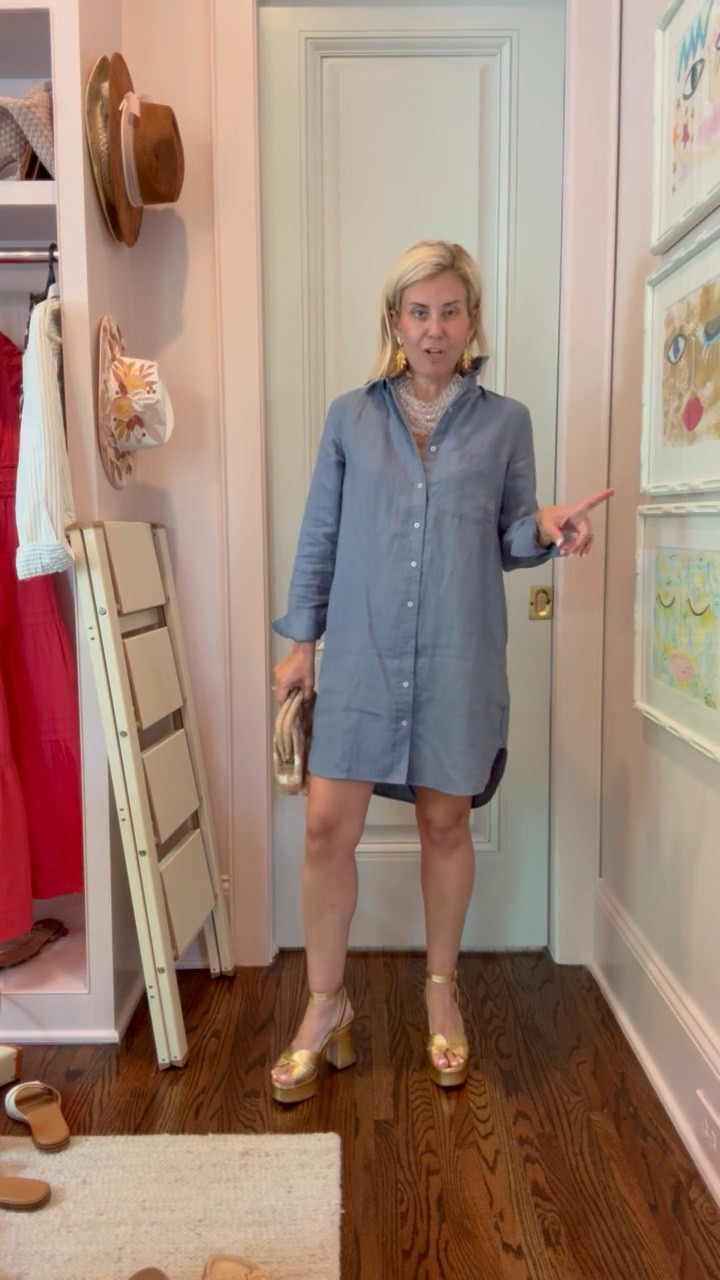 Showing you how to elevate your look with this fabulous shirt dress!! I’m in xs and 8 heel. Such a yes dress! 

*Use code MOM25 for 25% off my necklace 

#LTKmomlife #LTKstorytime #LTKSeasonal
