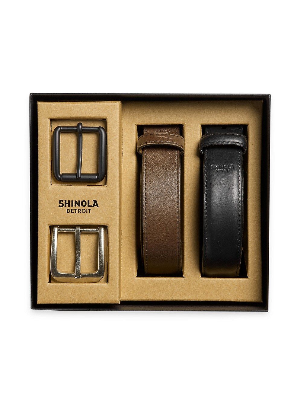Shinola 2-Piece Leather Belt Gift Set | Saks Fifth Avenue