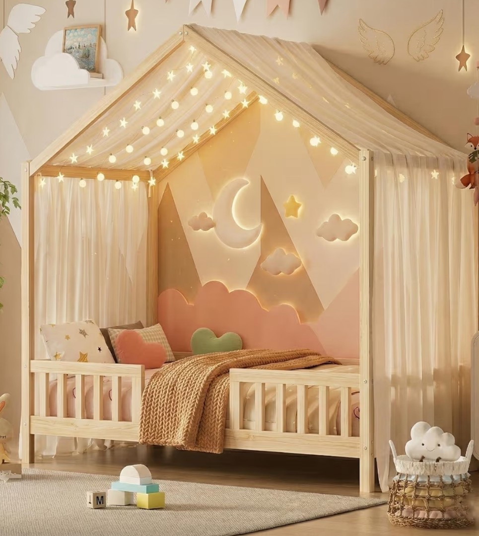 Toddler to little kid bed ideas Montessori or floor height or with railings 

#LTKHome #LTKBaby #LTKmomlife