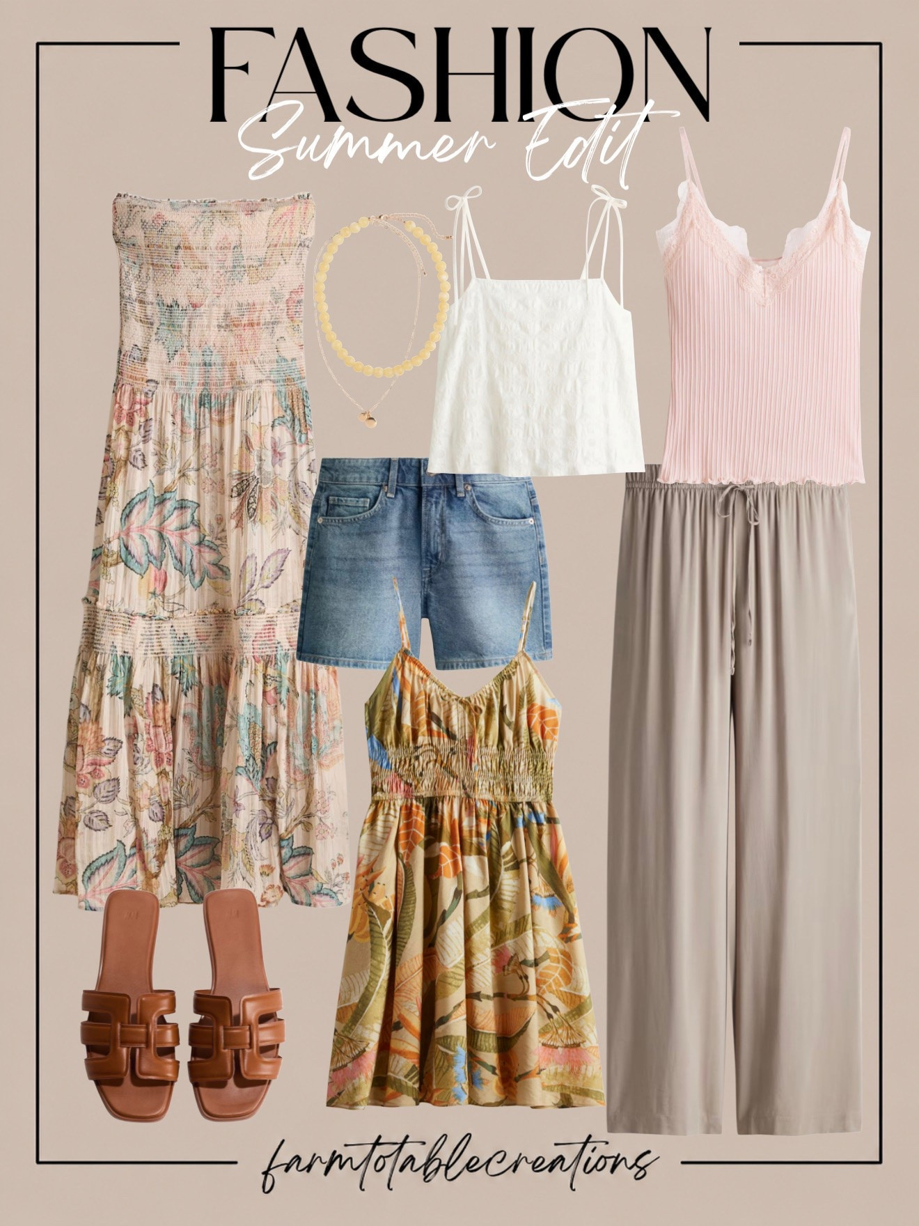Travel Style Edit ✈️🤍

Effortless, lightweight, and easy to mix and match — these are the kinds of travel pieces I always reach for 👏 From breezy dresses and comfy lounge sets to versatile denim shorts and neutral sandals, every item is perfect for vacation days, airport outfits, and summer adventures. The soft neutral tones and relaxed silhouettes make packing feel chic and effortless ✨

Linking all my favorite travel fashion finds on LTK 🌿

Follow @farmtotablecreations on Instagram for more trending fashion finds and elevated everyday style ✨

#LTKStyle #TravelOutfits #VacationStyle #SummerFashion #EffortlessStyle #TravelWardrobe #NeutralFashion #VacationOutfits #ResortWear #CasualChic #FashionFinds #SummerStyle #LTKFashion #TravelStyle #StyleInspo

#LTKSaleAlert #LTKTravel