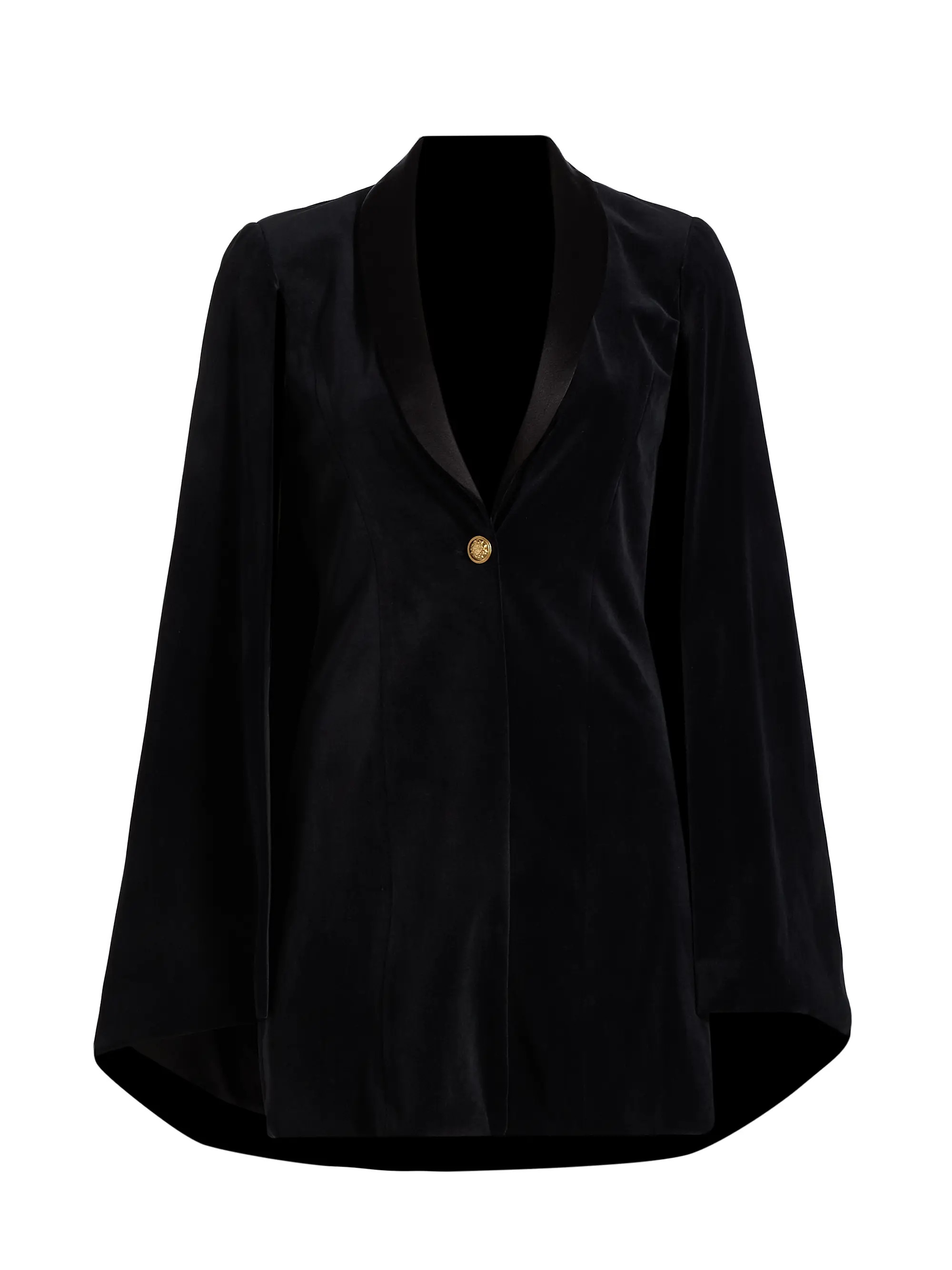 Esther Velvet Blazer-Style Cape | Saks Fifth Avenue