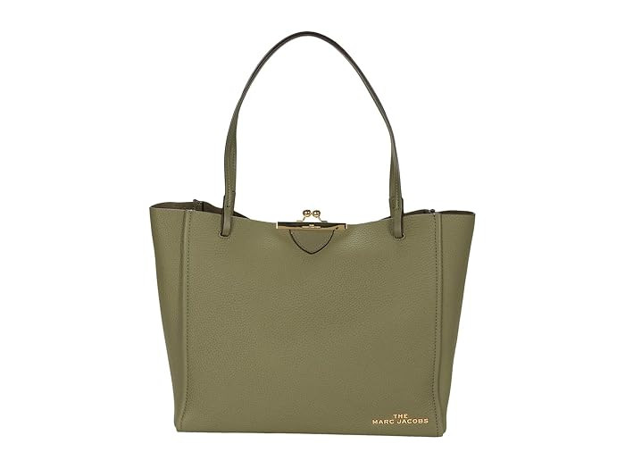 Marc Jacobs The Kisslock Tote (Cactus Green) Handbags | Zappos
