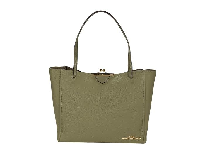 Marc Jacobs The Kisslock Tote (Cactus Green) Handbags | Zappos