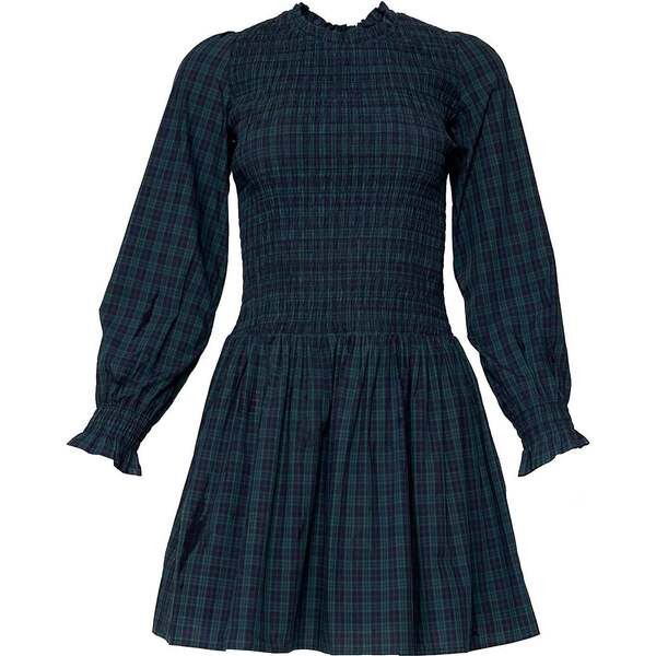 Finley Dress in Twilight Pine Plaid | Maisonette