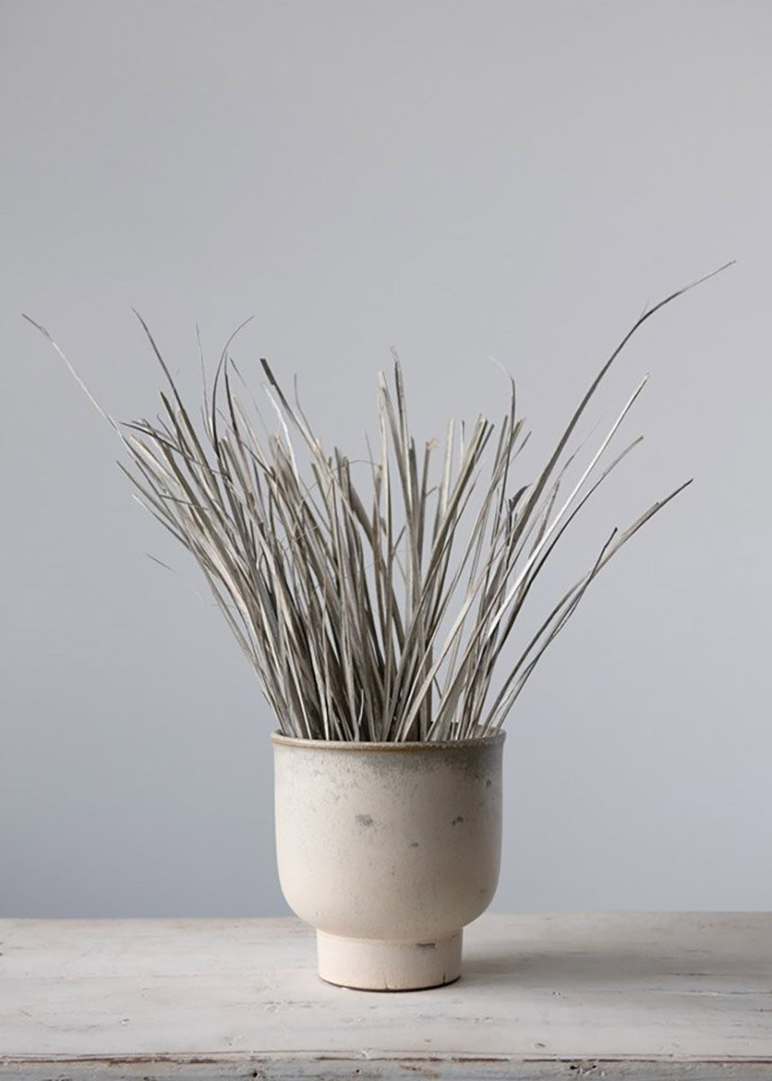 Stoneware Glaze Planter in Champagne - 6.75" Tall x 6.75" Wide | Afloral (US)