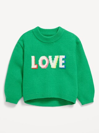 SoSoft Long-Sleeve Graphic Sweater for Toddler Girls | Old Navy (US)