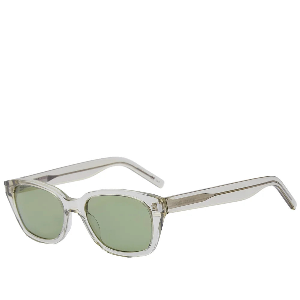 Saint Laurent SL 522 Sunglasses Grey/Green | END. Clothing