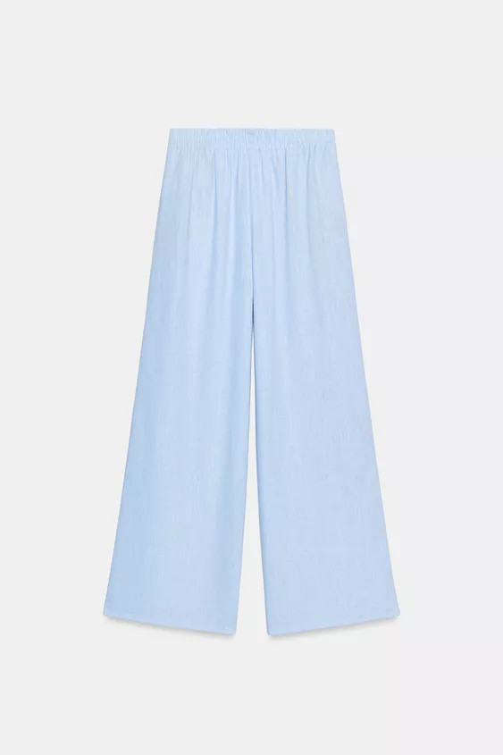 LINEN BLEND SAFARI SHIRT | Zara US