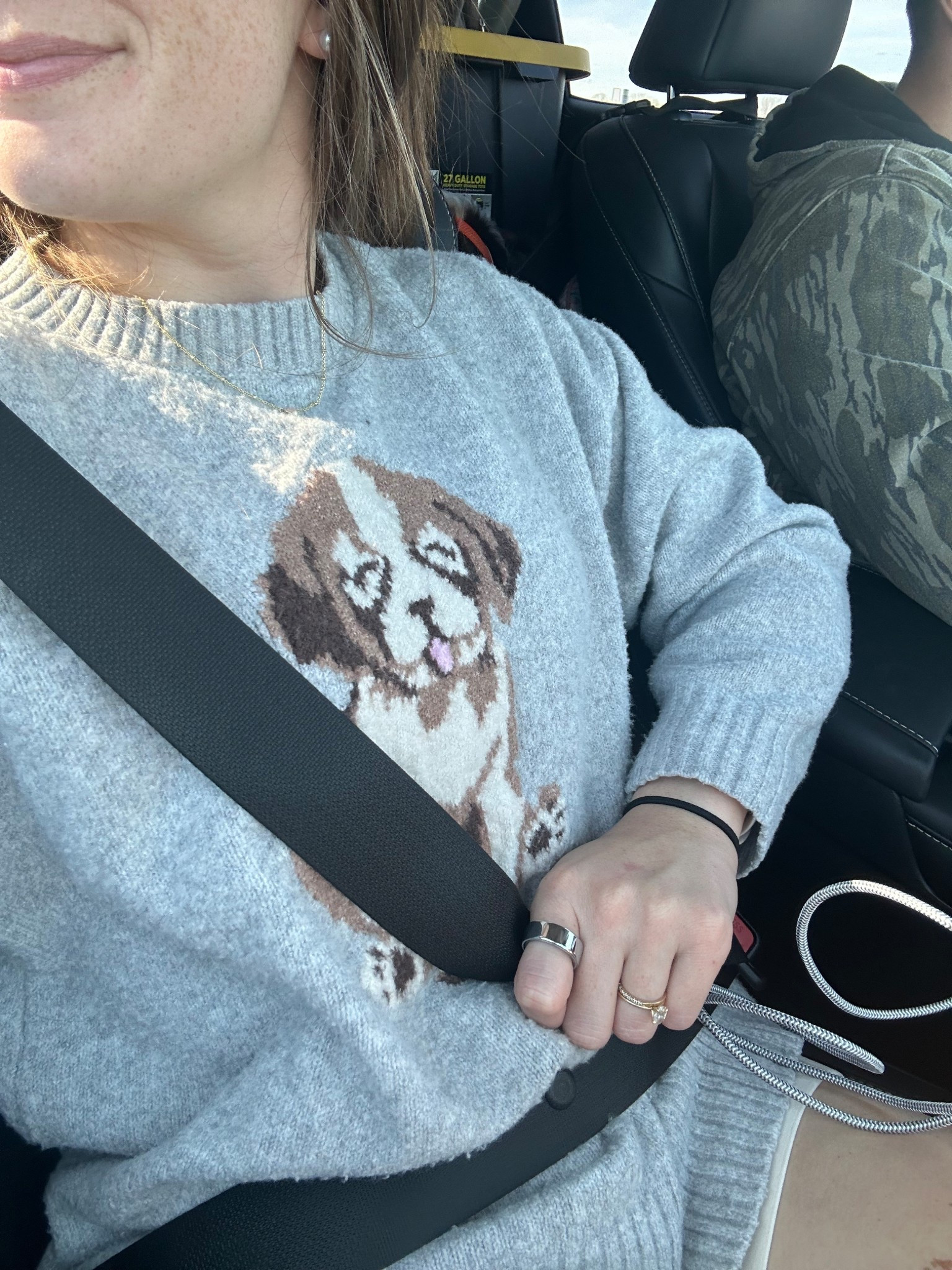 soft + cute roadtrip sweater! 

sweater: m 

#LTKFindsUnder50 #LTKGiftGuide #LTKHoliday