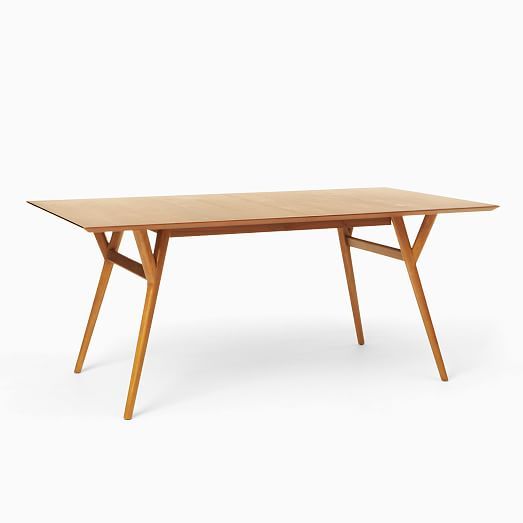 Mid-Century Expandable Dining Table (39"–92") | West Elm (US)