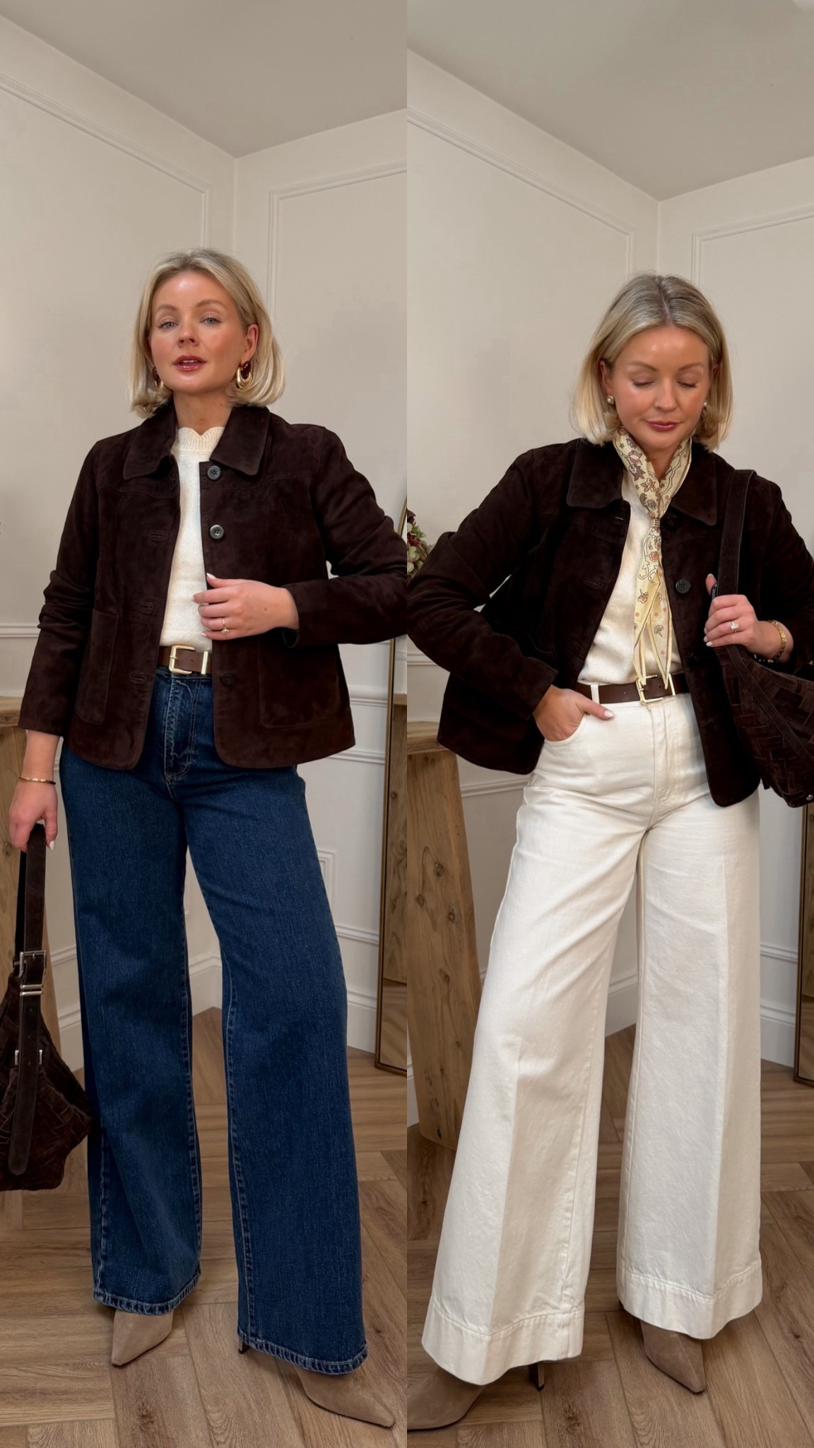 Styling the beautiful keep-forever brown suede jacket from @Mint Velvet 
Jacket - Size M
Jeans - size 10
Jumpers - size S 