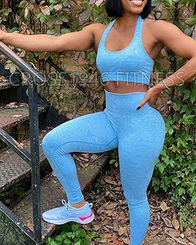 CROSS1946 Women's High Waist Seamless Compression Leggings Stretchy Tummy Control Butt Lift Activ... | Amazon (CA)