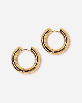 Tess + Tricia Gold Estelle Large Hoop Earrings | Express
