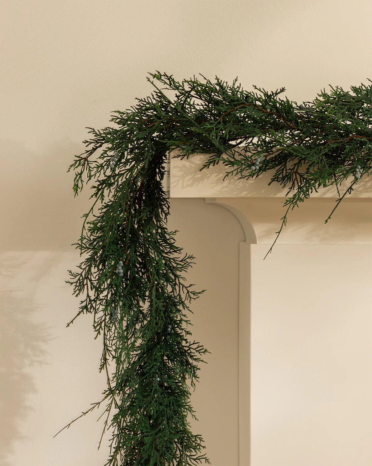 6' Faux Pre-lit Blueberry & Juniper Garland | McGee & Co. (US)