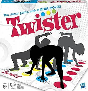 Hasbro Twister Party Classic Board Game for 2 or More Players,Indoor and Outdoor Game for Kids 6 ... | Amazon (US)