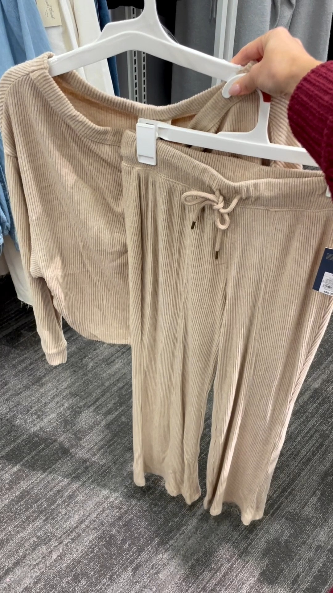 Comfy but make it cute. The off the shoulder top and flare pants really elevates the vibe  

#LTKootd #LTKFindsUnder50 #LTKTravel