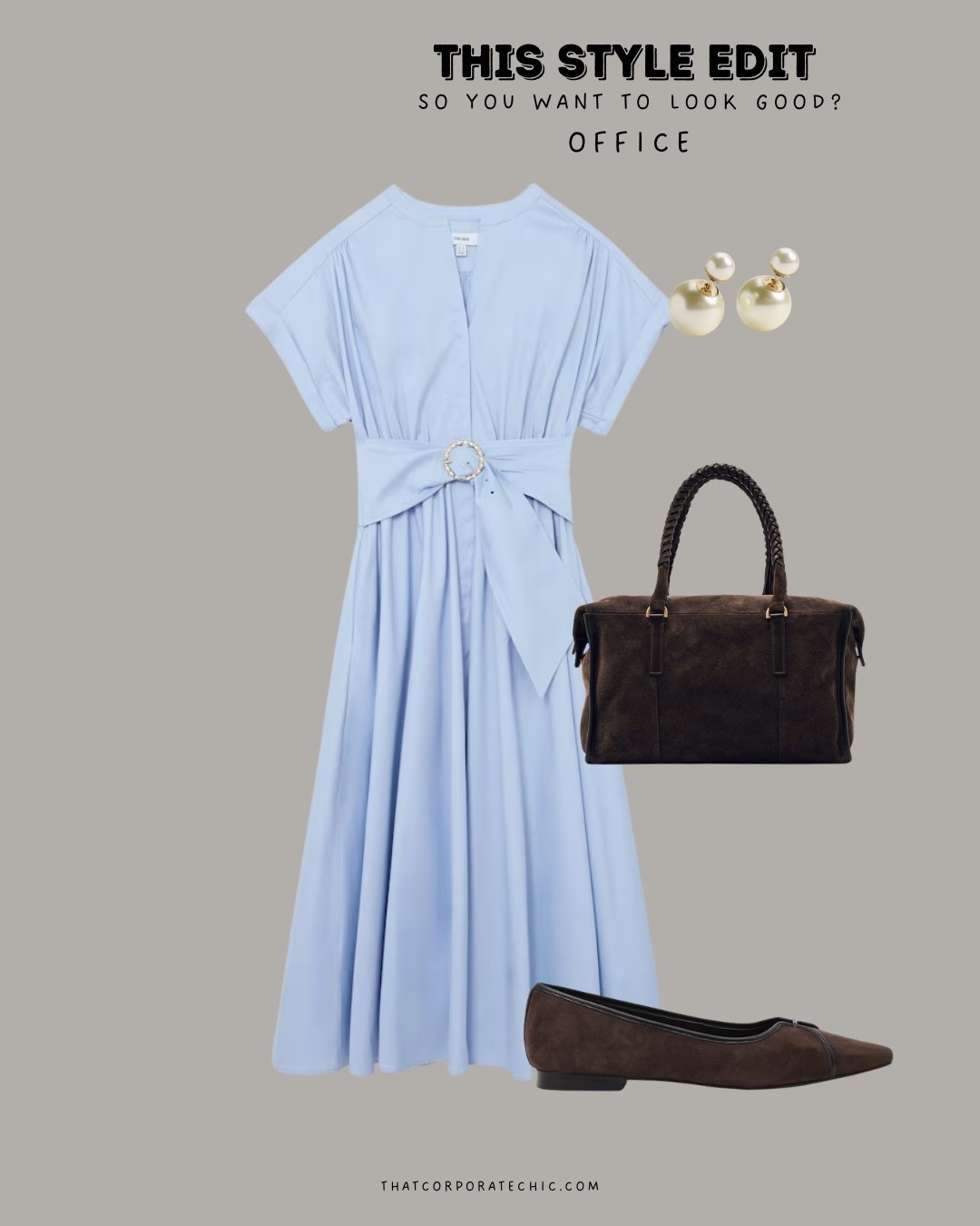 Business casual workwear look


Work shoes
Work dress
Shirt dress
Work bag
What to wear to the officee

#LTKstyletip #LTKsummer #LTKworkwear