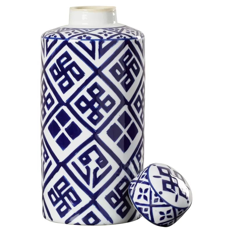 Trapani Blue Ceramic Table Vase | Wayfair North America