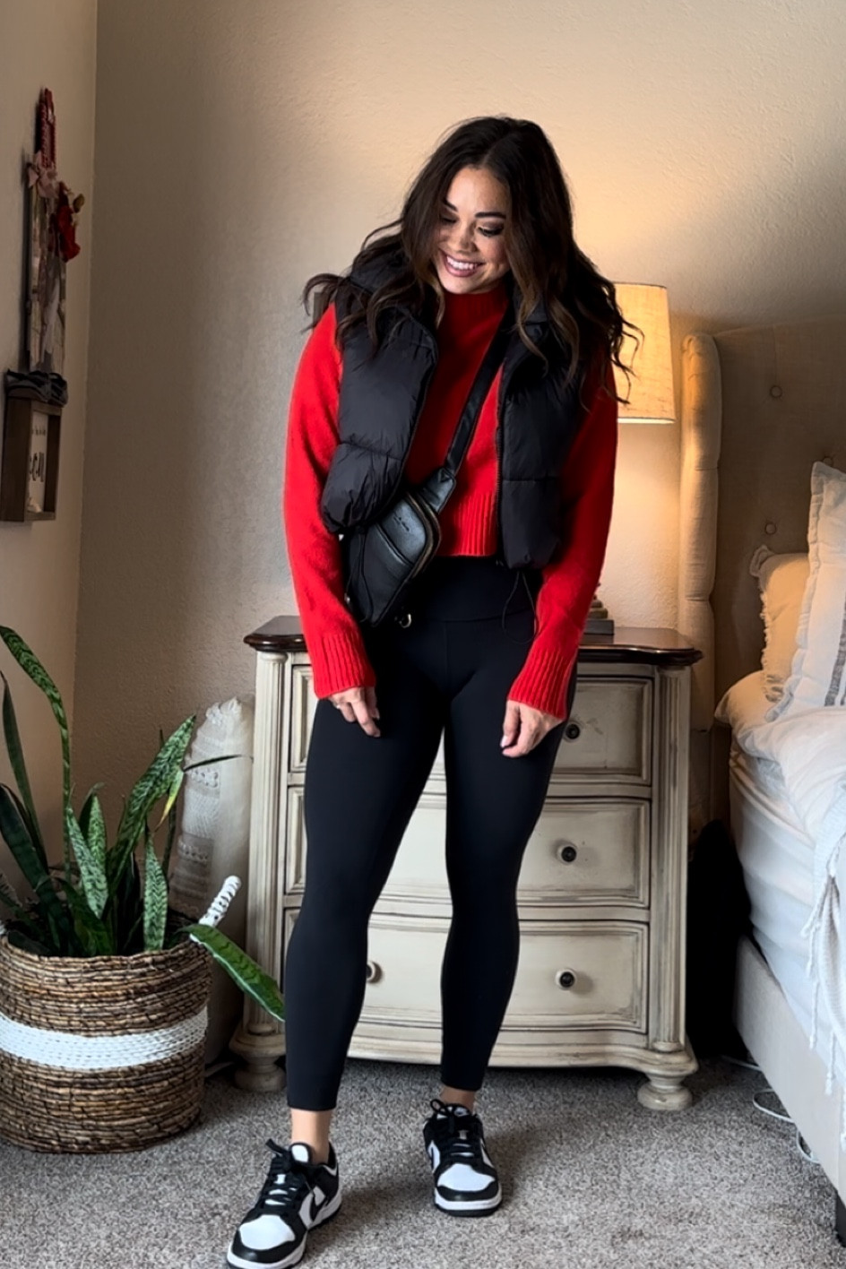 leggings and dunks