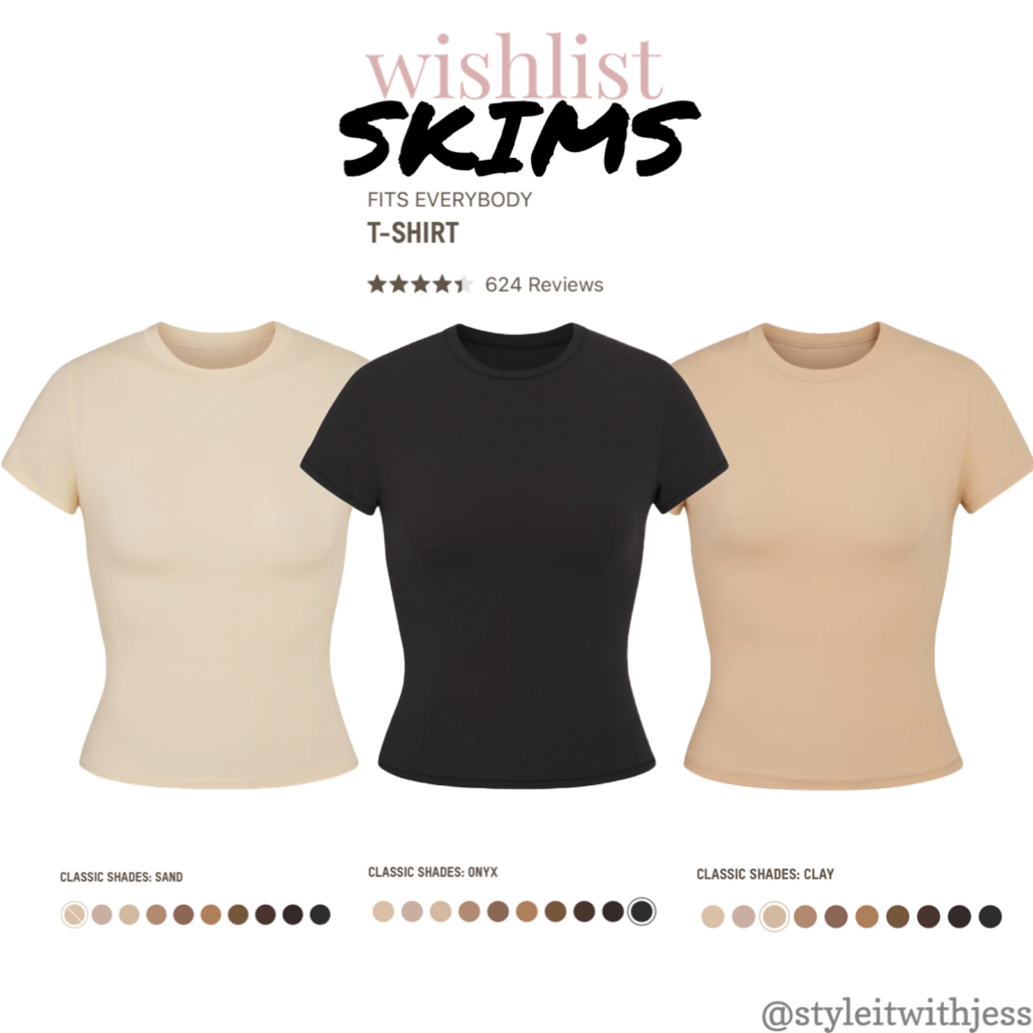 SKIMS fits everybody T-SHIRT 🤎 

#LTKstyletip #LTKfindsunder100 #LTKworkwear