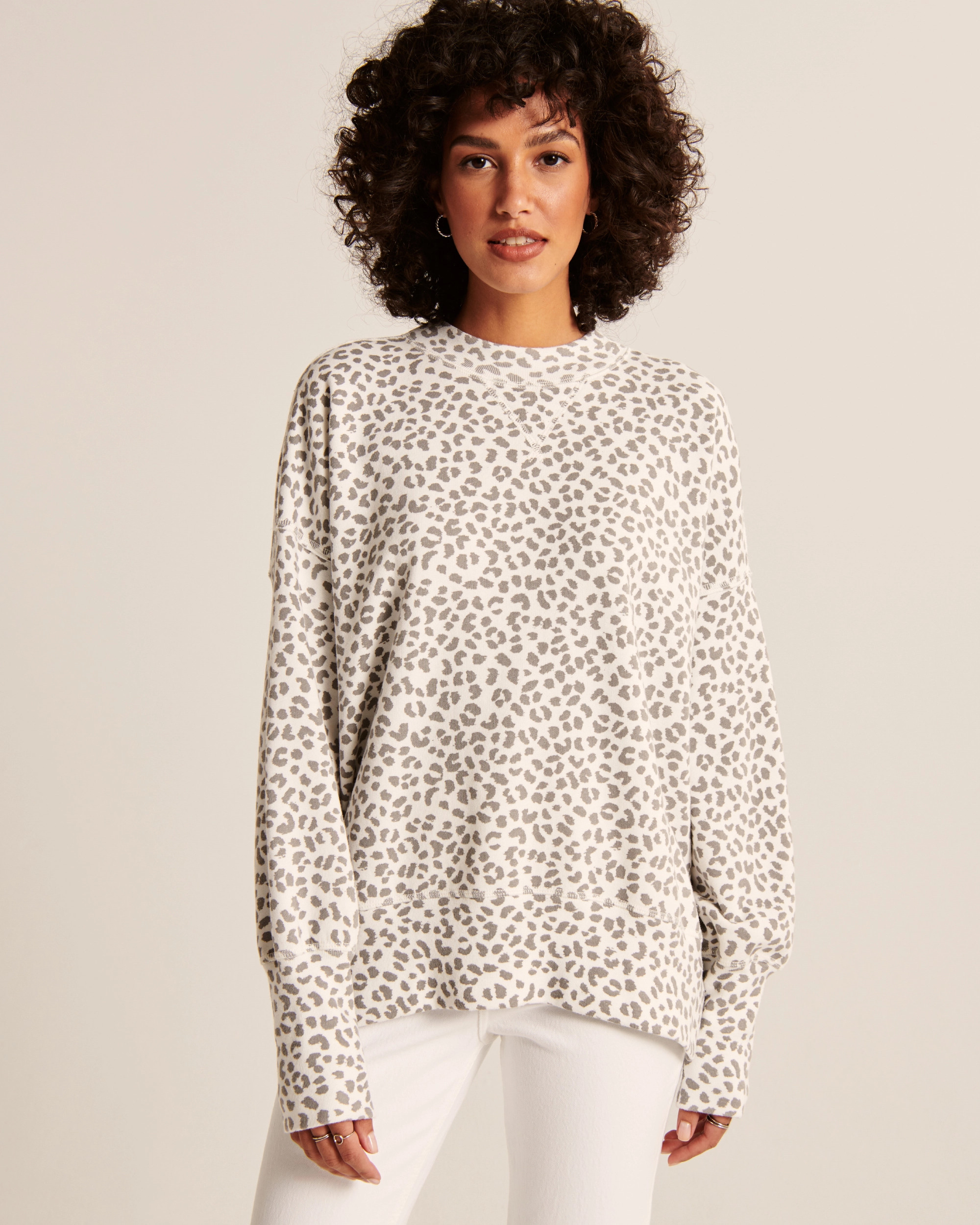 Tunic Crewneck Sweatshirt | Abercrombie & Fitch (US)