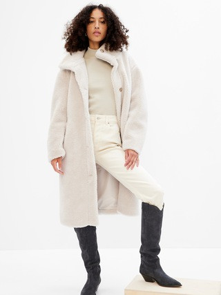 Long Sherpa Coat | Gap (US)