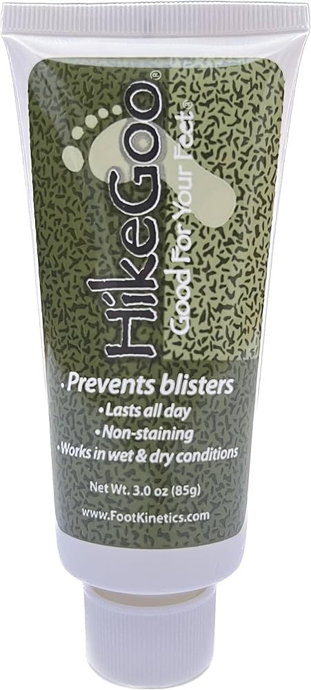 HikeGoo Blister Prevention Cream for Hiking and Backpacking - 3 oz - Long-Lasting, Sweat-Resistan... | Amazon (US)